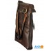 Сумка-планшет мужская плоская кожаная Mustang brown L, Airborne Apparel™
